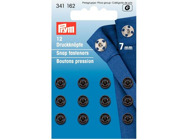 Trykknapper til å sy på